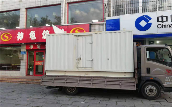 葫芦岛出租发电机施工案例